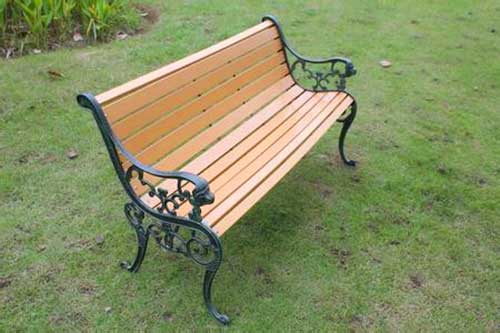 景區公園必備的景觀設施鋼木垃圾箱、與園林椅